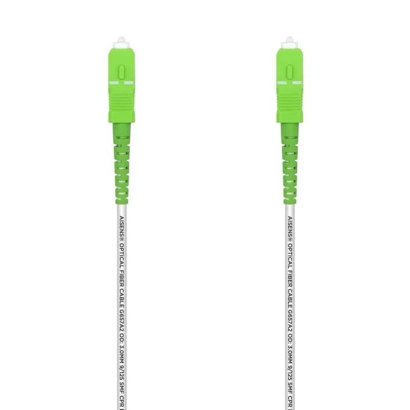 Latiguillo Fibra Óptica AISENS A152-0499 G657A2 SC/APC 15m Blanco