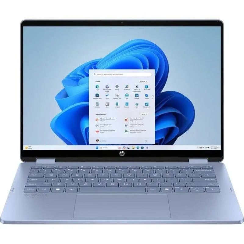 Portátil HP OmniBook 5 Flip 14-fp0004nw 14" Intel Core 5 120U 16GB 512GB SSD Gráficos integrados Windows 11 Home