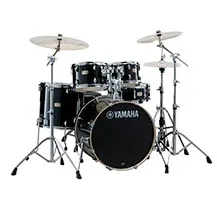 Bateria Yamaha Studio Stage Custom Birch Raven Black SBP0F5RB