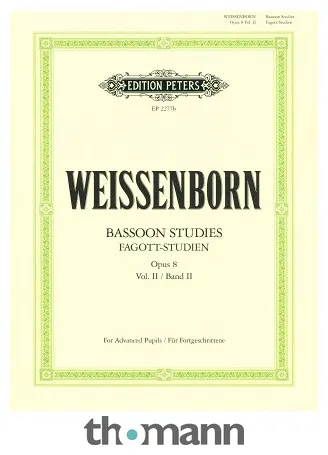 Edition Peters Weissenborn Fagott-Studien 2