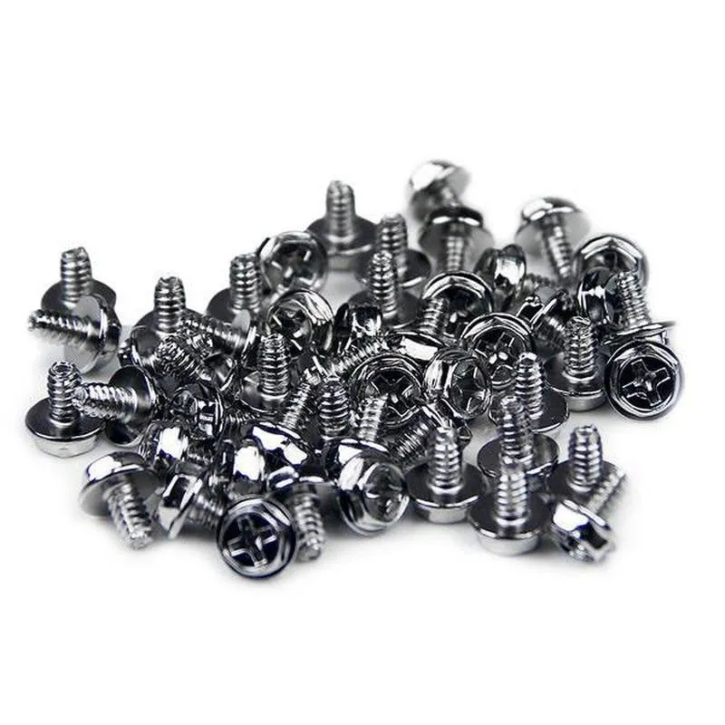 Parafuso Rack Startech SCREW6_32 Pack 50 Unidades Aço Prateado