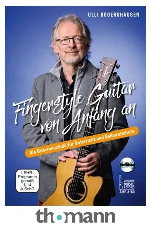 Acoustic Music Books Fingerstyle Guitar von Anfang