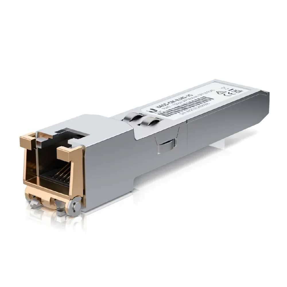 Módulo Transceiver SFP para RJ45 Ubiquiti UACC-CM-RJ45-1G