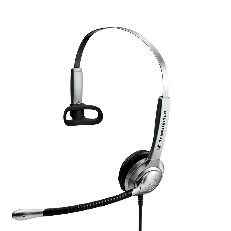 Sennheiser SH 335 Headset Mono com Cabo, Microfone e Cancelamento de Ruído para Escritório e Call Center Prateado