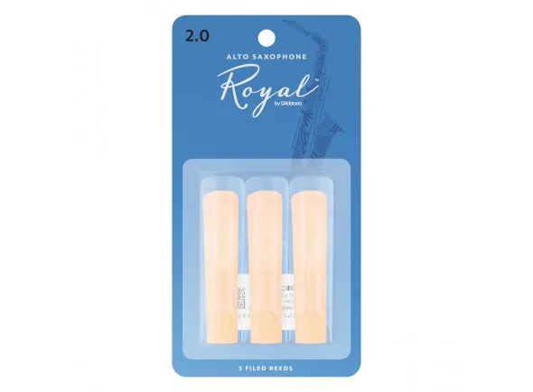 D´Addario Woodwinds Palhetas 2 para Sax Alto 3 unds