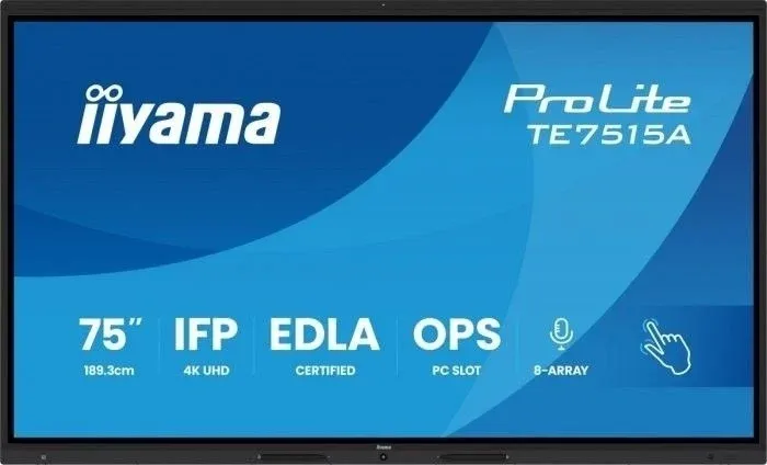 iiyama TE7515A-B2AG Painel Interativo IFP 75" VA 4K IR 40 TE7515A-B2AG