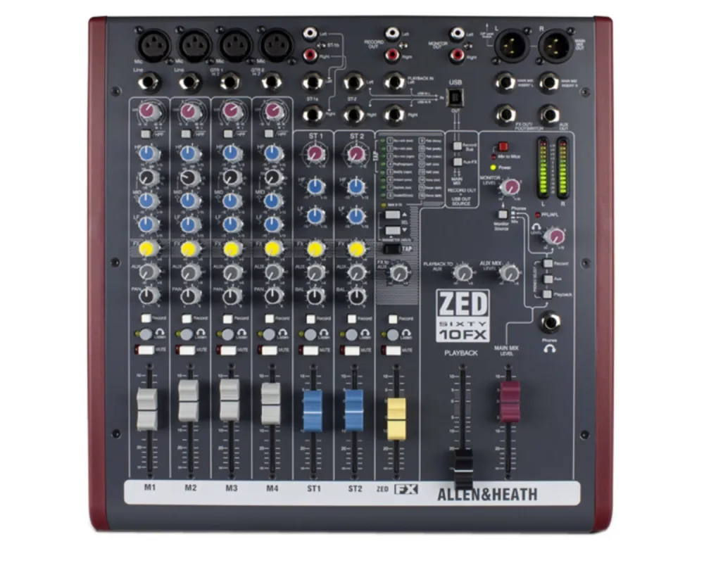 Allen &amp; Heath ZED60-10FX