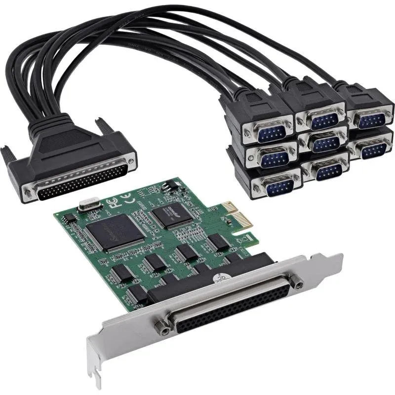 Tarjeta de Red Inline 76660Z PCIe RS-232 230,4 Kbit/s 8 Portas FIFO 256 B