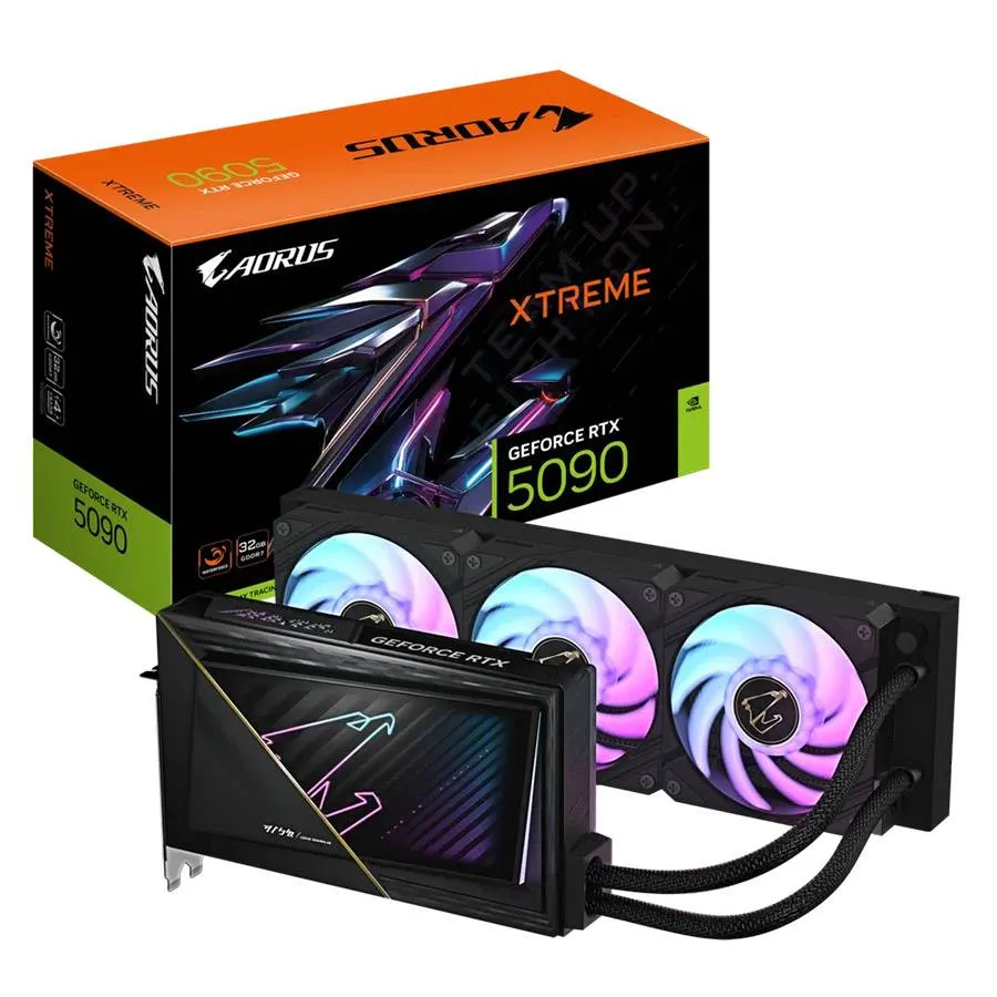 Placa Gráfica Gigabyte NVIDIA GeForce RTX 5090 Blackwell Xtreme Waterforce 32G GDDR7 DLSS4