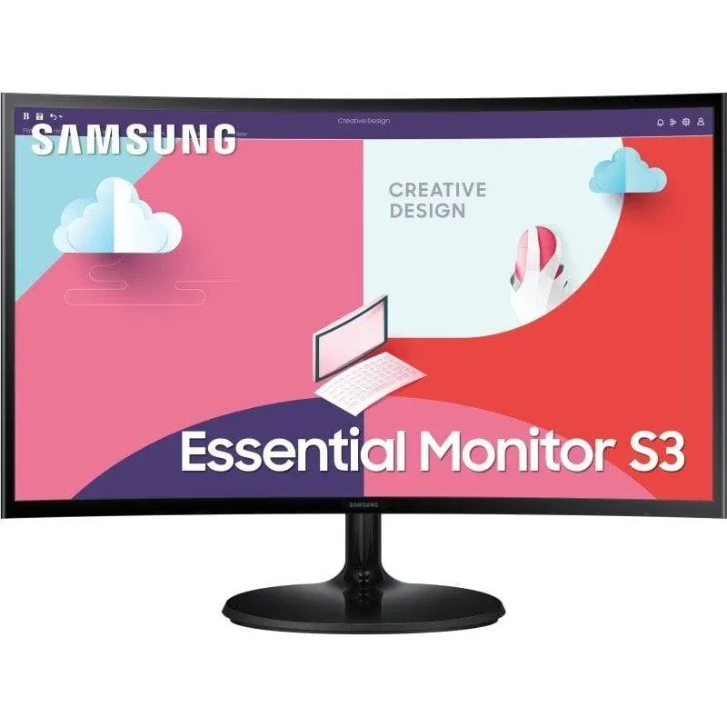 Monitor Samsung Essential S36C 27" FullHD 75Hz VA Curvo FreeSync 4ms