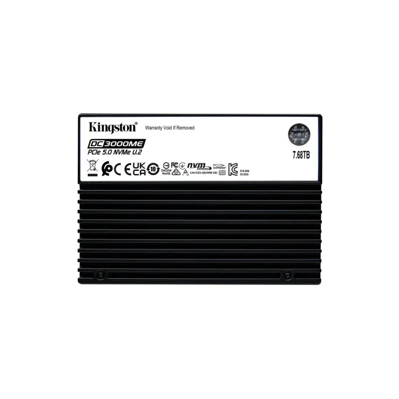 Kingston DC3000ME SSD 7,68TB U.2 NVMe PCIe 5.0 14000MB/s eTLC Encriptado