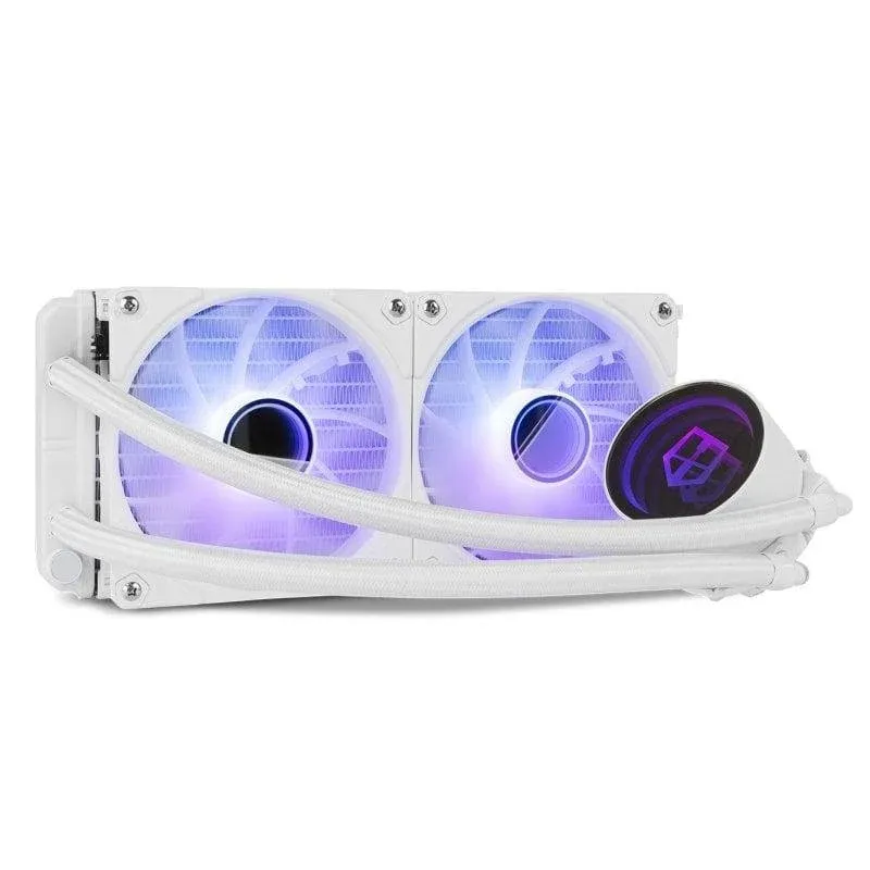 Refrigeração Líquida NOX Hummer M-240 ARGB 240mm 2 Ventoinhas Branco