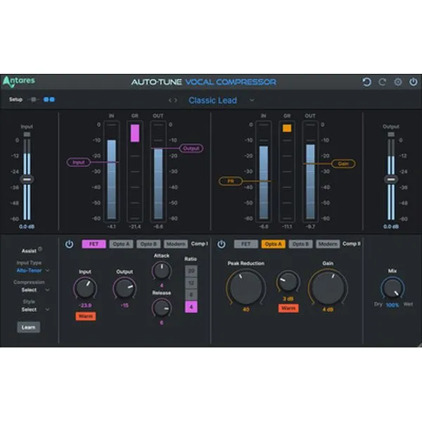 Antares AutoTune Vocal Compressor