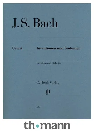 Henle Verlag Bach Inventionen und Sinfonien