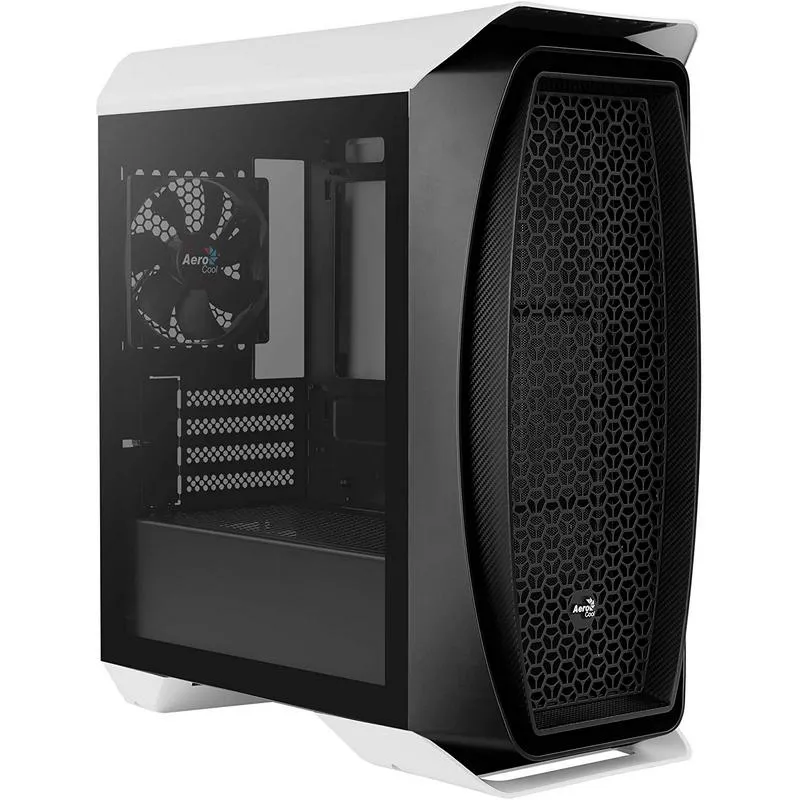 Caixa de Computador Aerocool Aero One Mini Vidro Temperado USB 3.1 Branca