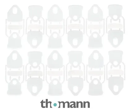 Holdon Mini Clip White 12pcs Pack
