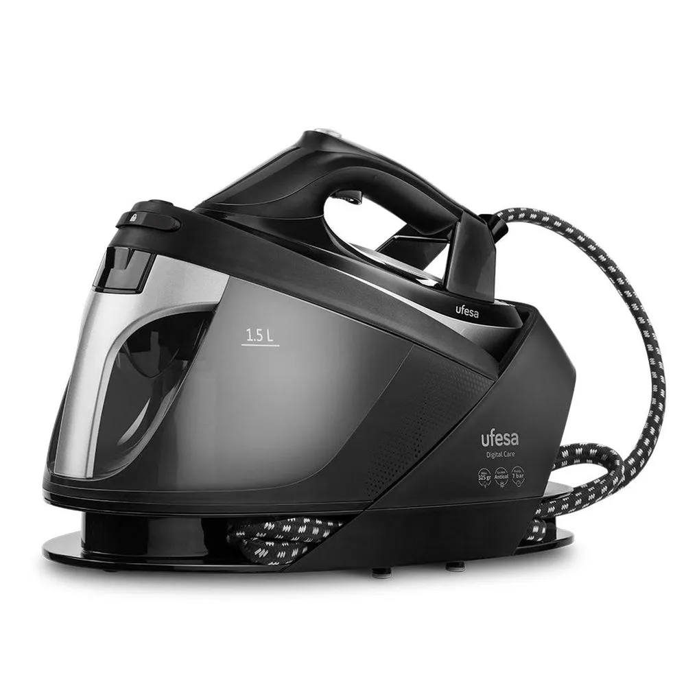 Ferro com Caldeira Ufesa Digital Care 2600W 7 Bares Preto