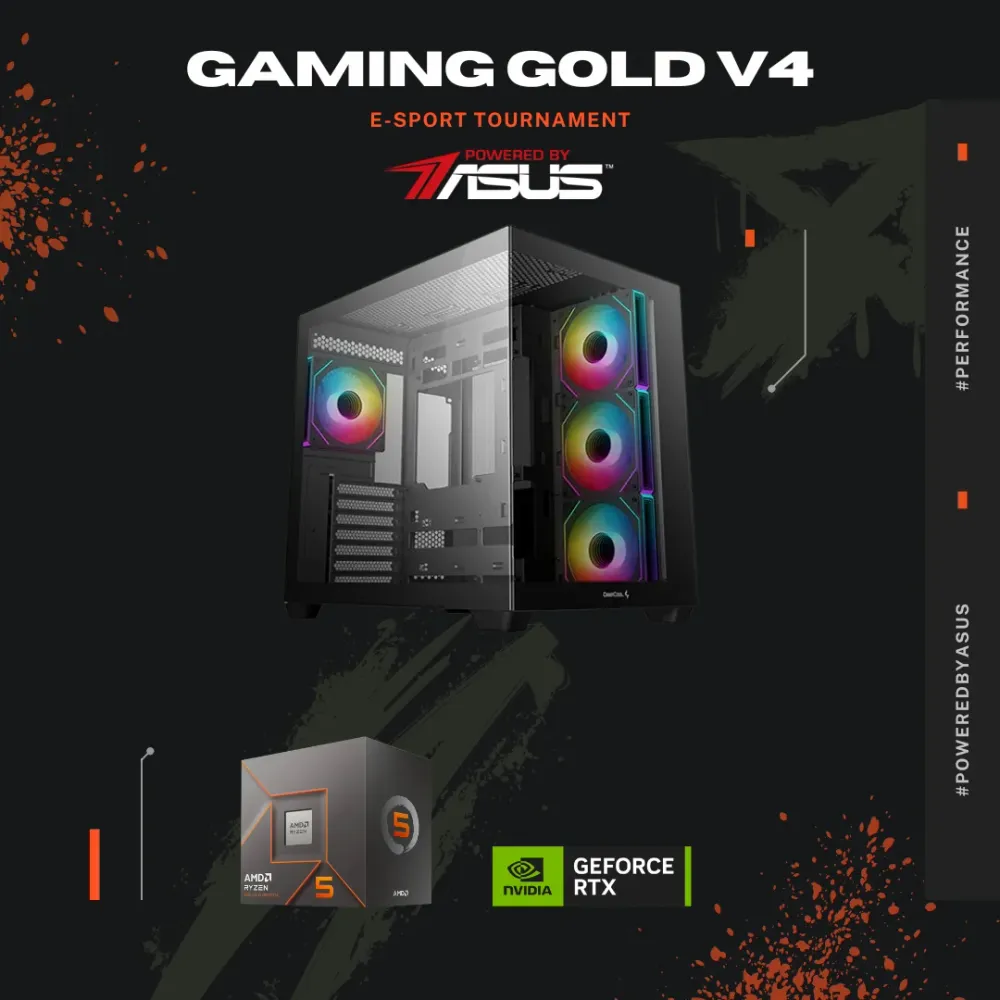 Computador Gaming Gold V4 Ryzen 5 8400F 32GB 1TB SSD RTX 5060 TI