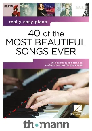 Hal Leonard Really Easy Piano 40 Most