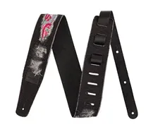 Correia guitarra Fender Wrangler Ripped Denim Black