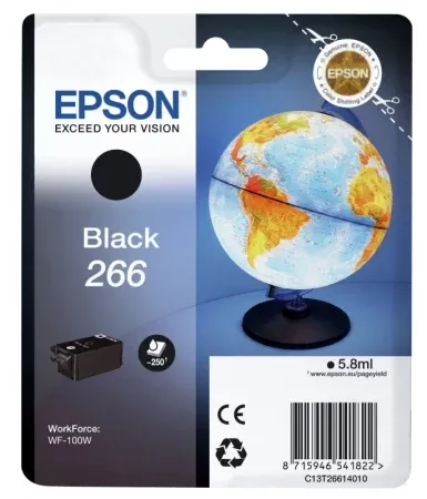 Singlepack Black 266 ink cartridge WF-100