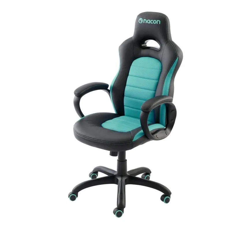 Cadeira gaming Nacon CH-350 ergonómica preta turquesa 100 kg