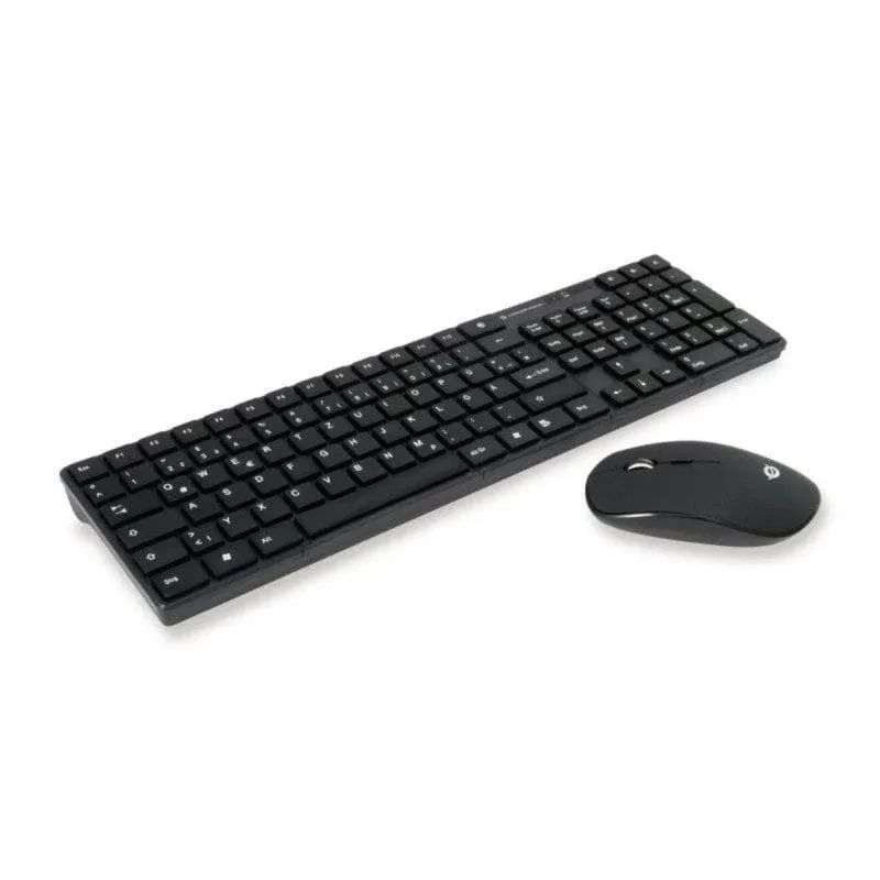 Teclado Conceptronic ORAZIO01DE de membrana QWERTZ alemão com rato óptico sem fios