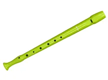 Flauta bisel soprano Hohner 9508 Melody dedilhação Alemã Ligh Green
