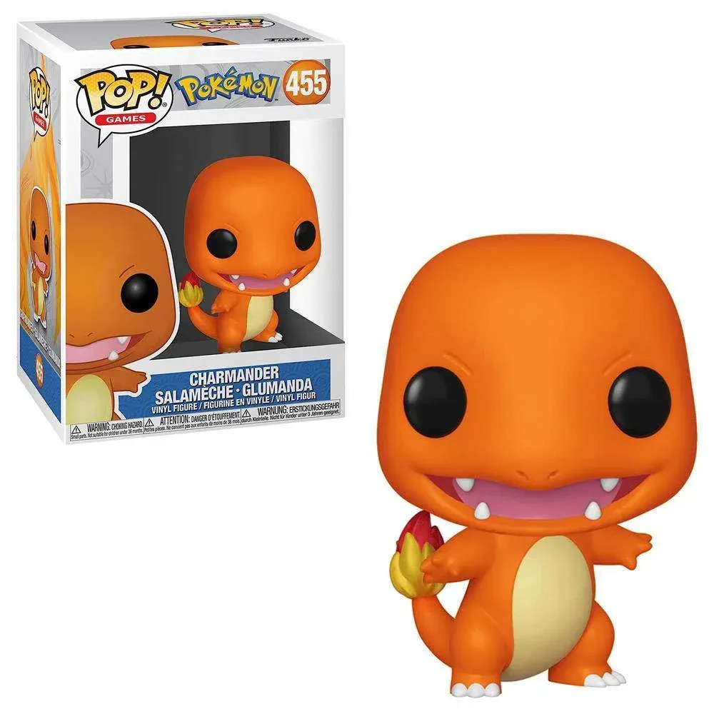 Figura Funko Pop! Games Vinyl: Pokémon - Charmander #455