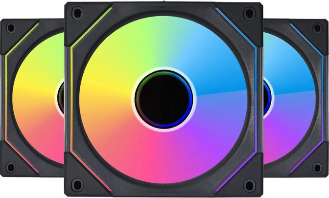 Ventoinha Lian Li UNI FAN SL120 Infinity RGB PWM Preto 120mm (Pack 3)