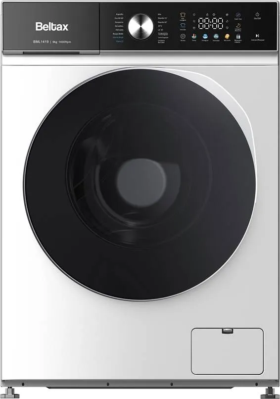 Máquina de Lavar Roupa BELTAX BELTAX BML1419 (9 Kg - 1400 rpm - Branco)