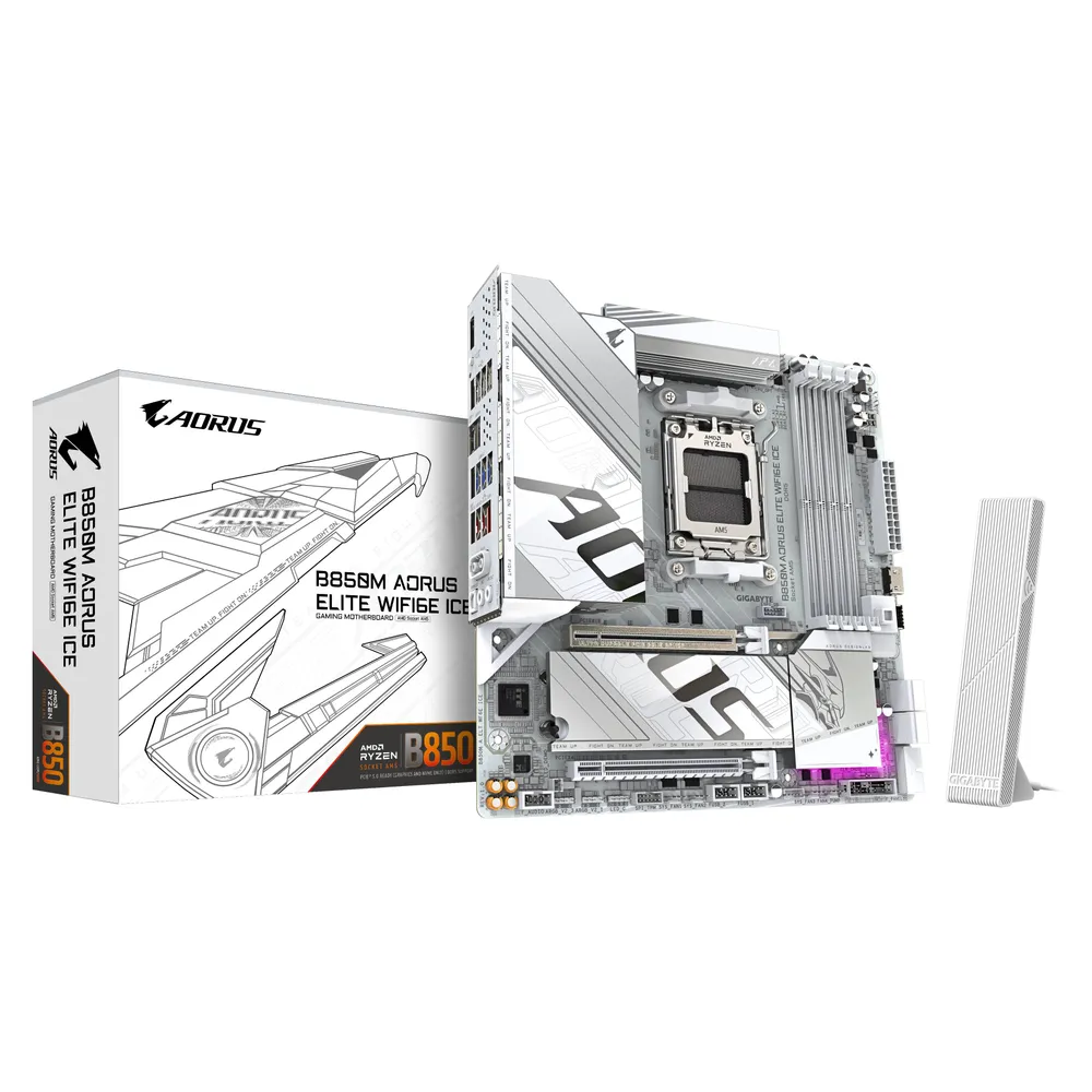 Motherboard Micro-ATX Gigabyte B850M Aorus Elite WiFi6E ICE SktAM5
