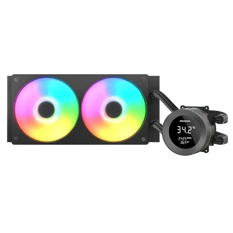 Refrigeração Líquida Cougar CGR-PSDVARGB-B-240 240mm 2 Ventoinhas RGB