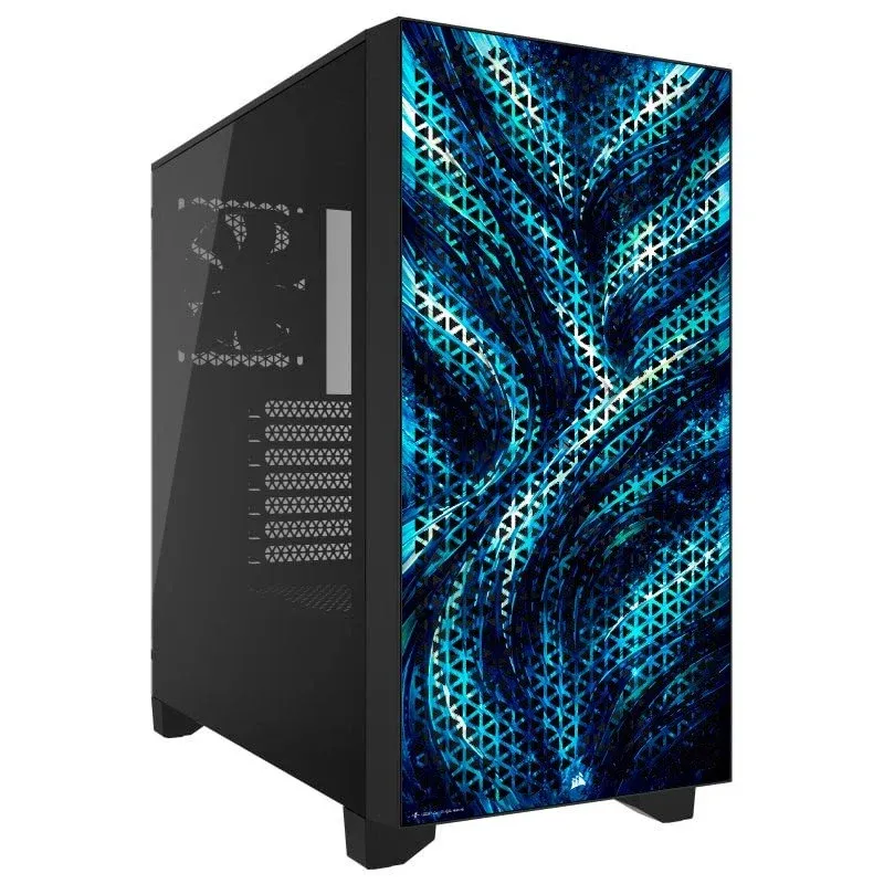 Caixa de Computador Torre ATX Corsair 3000D AIRFLOW Vidro Temperado USB 3.0 Preto Sea Edition
