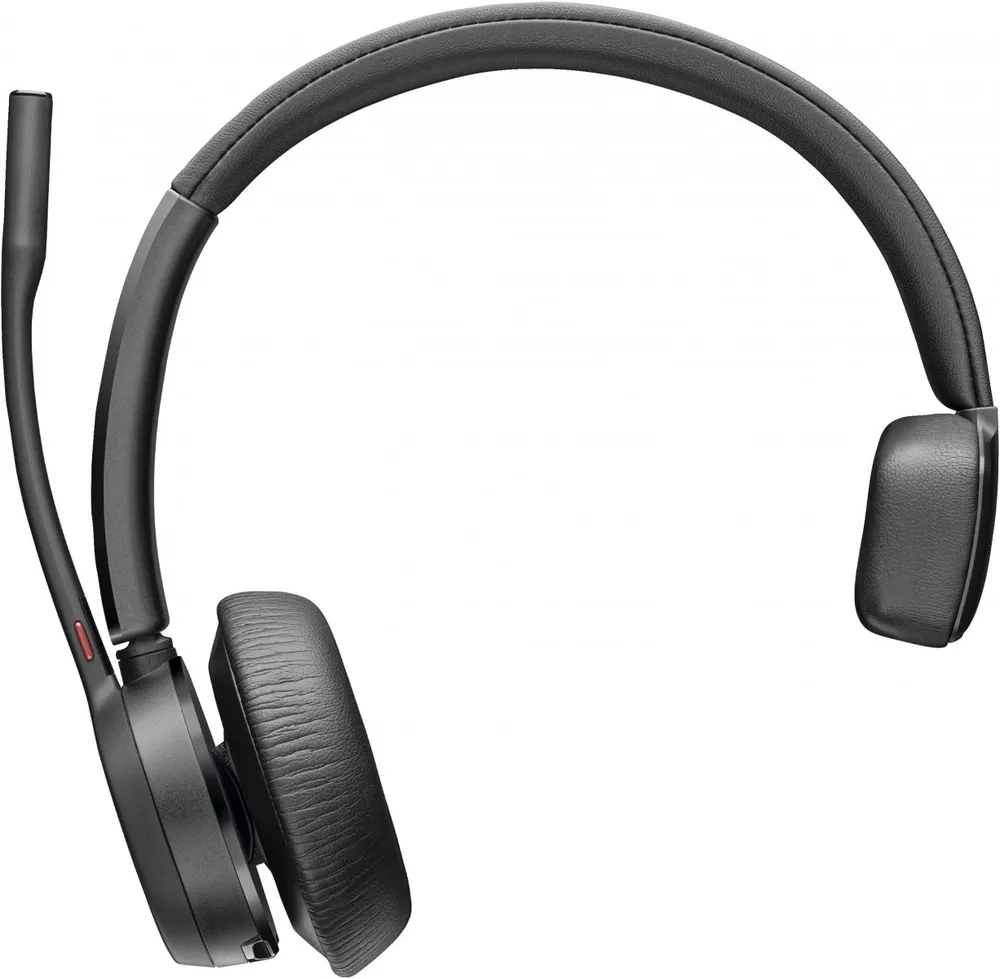 Auricular Bluetooth sem fios Poly com microfone de boom e bateria de lítio