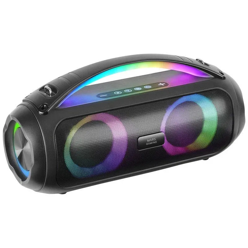 Mars Gaming MS-Pulse Altifalante Portátil Bluetooth 5.3 RGB 50W Preto
