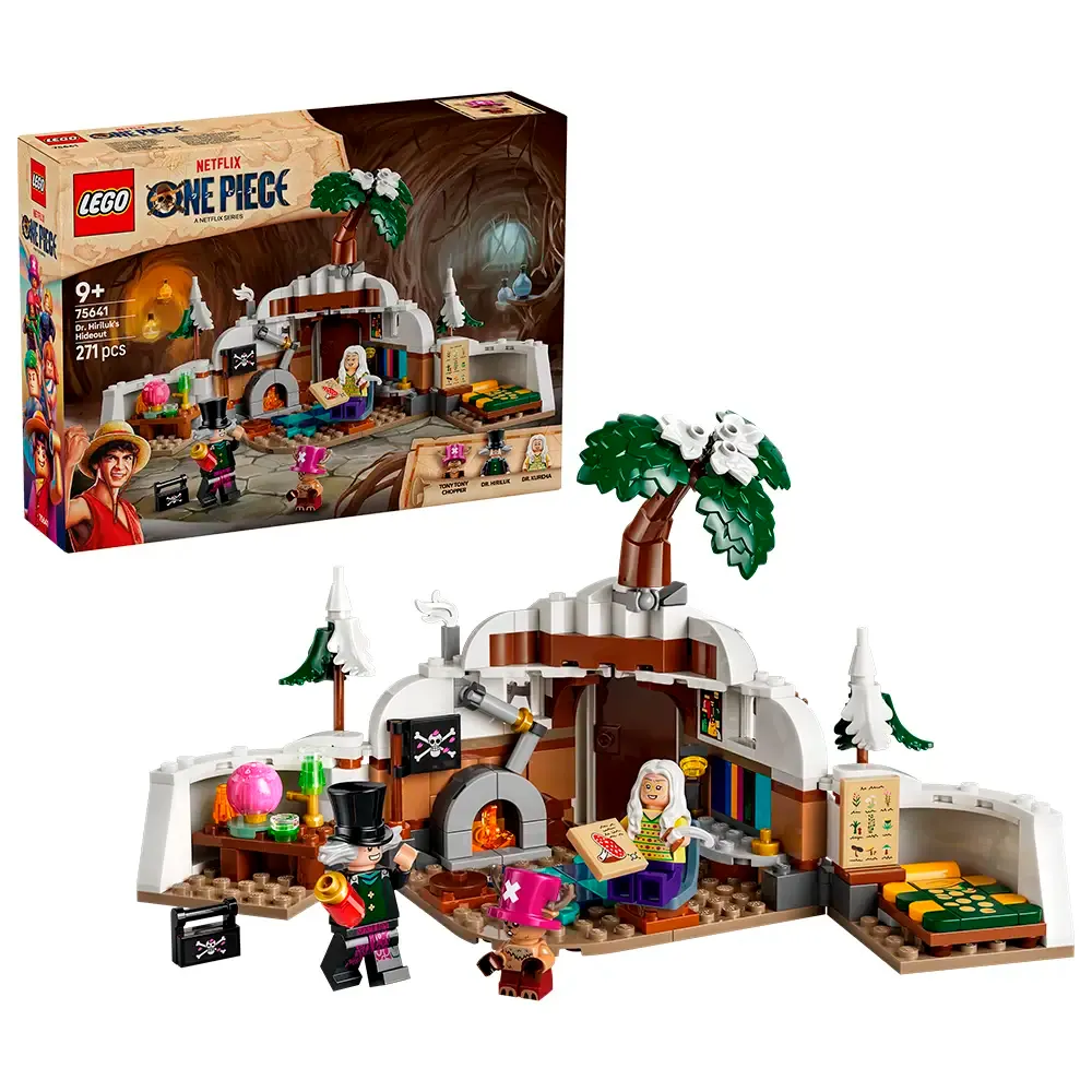 LEGO One Piece: Esconderijo do Dr. Hiriluk | Idades 9+ | 271 Peças | Item 75641