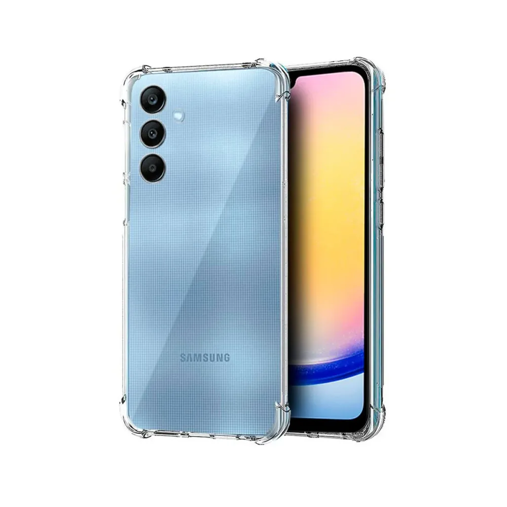 Capa Silicone Reforçado Samsung Galaxy A25 5G Transparente