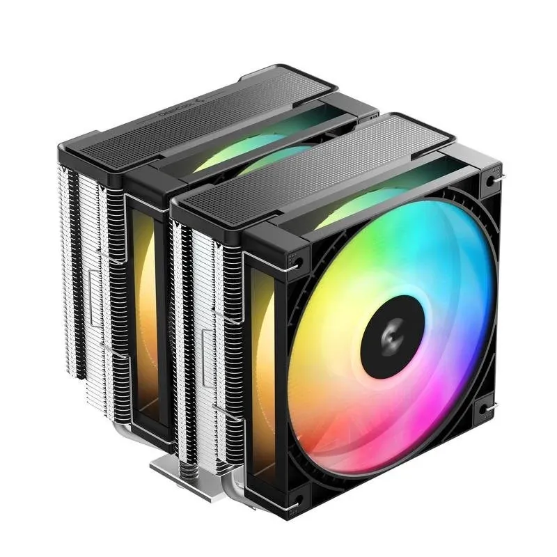 Cooler CPU Refrigeração Ar Deepcool Socket AM4 AM5 LGA 1700 120mm AG620 G2 ARGB Duplo Ventilador