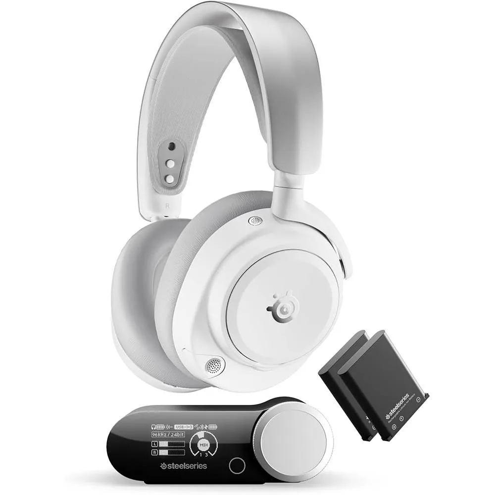 Headset Steelseries Arctis Nova Pro Omni Wireless/Bluetooth ANC Branco