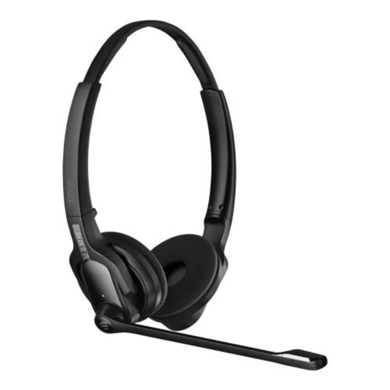 Auriculares EPOS Impact D30 inalámbricos DECT com Cancelamento de Ruído, Microfone e Emparelhamento Automático Preto