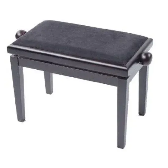 Amadeus BANCO PIANO REGULAVEL PB003 Preto Matte