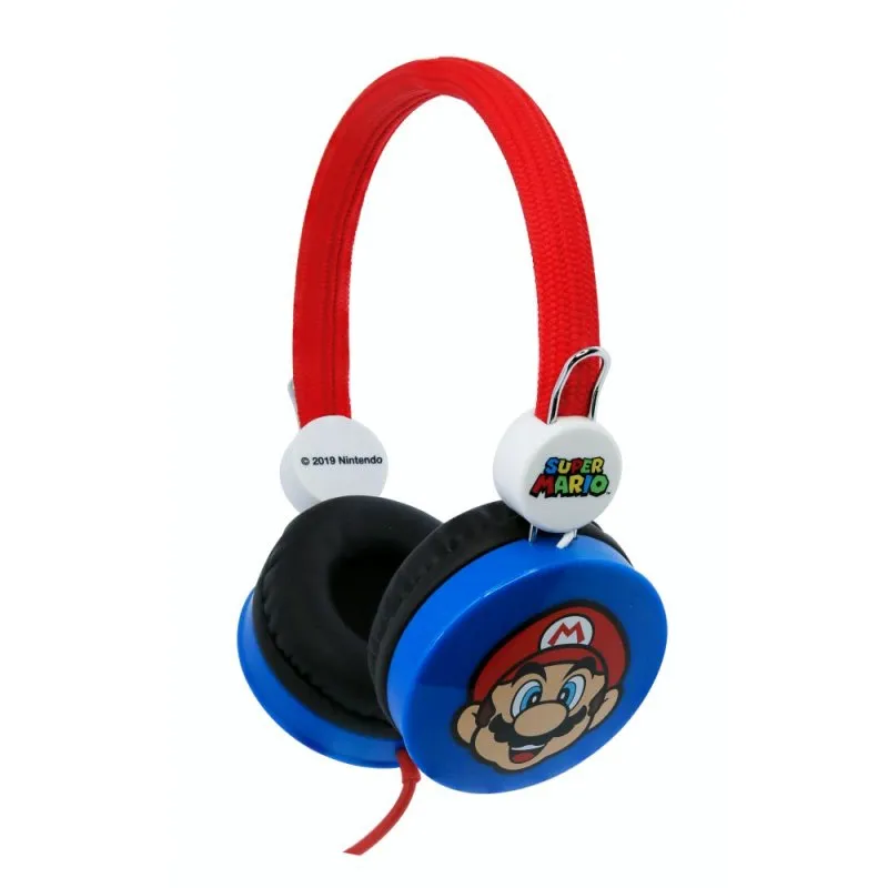 OTL Technologies Super Mario Auscultadores Infantis Azuis/Vermelhos