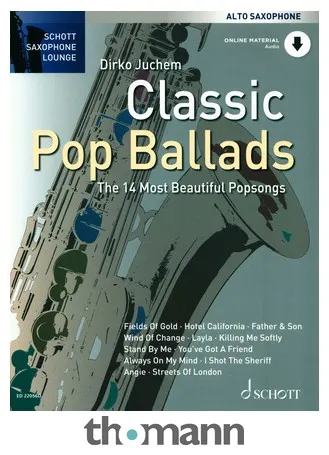 Schott Classic Pop Ballads A-Sax