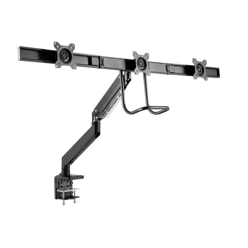 Suporte de Monitor Napofix DM4300 Desk Mount 3 Monitores 17 - 27 Preto