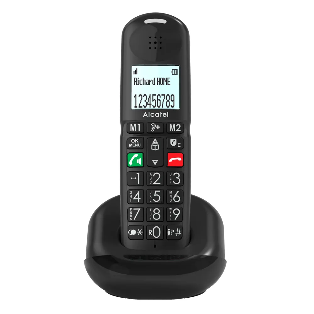 Telefone Fixo S/ Fios Xl685 (Preto) - Alcatel