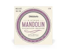 Jogo cordas Bandolim D'Addario EJ70 Phosphor Bronze ball end 011-038