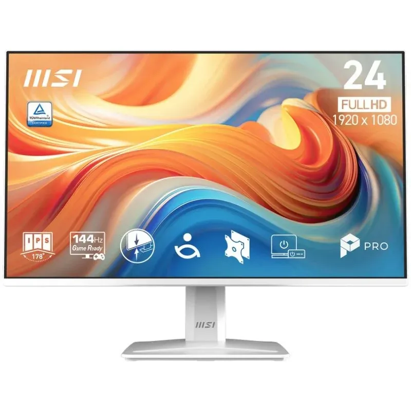 Monitor MSI PRO MP243W E14 23.8" FullHD 144Hz IPS 1ms HDR Ready Altifalantes