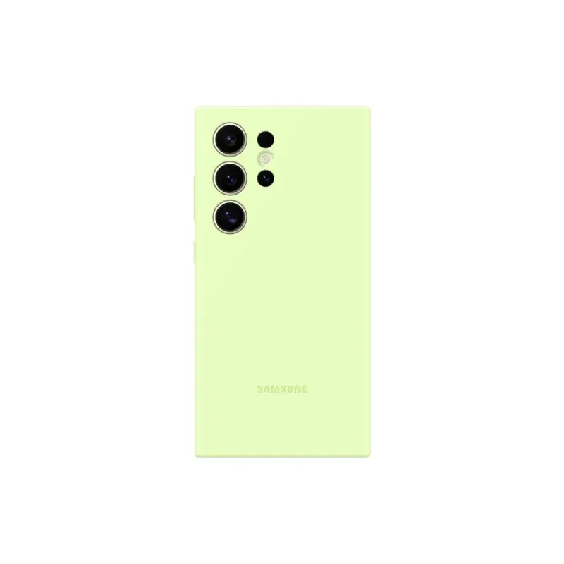 Capa Samsung De Silicone S24 Ultra Verde Claro