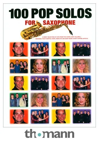 Wise Publications 100 Pop Solos for Saxophone